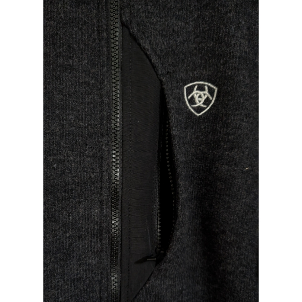 Ariat Bowdrie Performance Bonded Jacket Gray Blac… - image 5